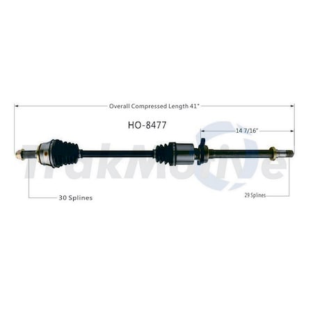 Surtrack Axle Cv Axle Shaft, Ho-8477 HO-8477